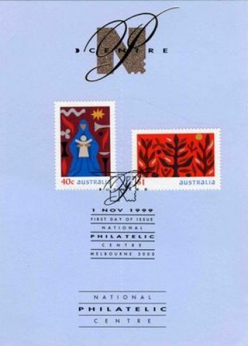 Australie 1999 Carte de Noël timbrée sous blister