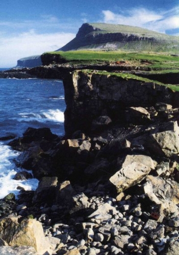 Féroé 1990 Carte postale Île de Nolsoy