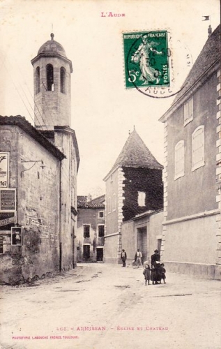 France 11 Armissan - Cpa Église et Château