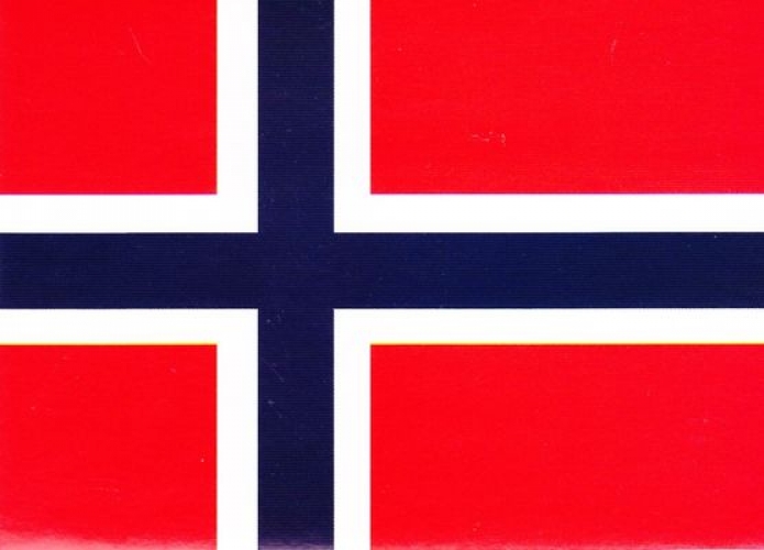 Norvège 2004 - Autocollant drapeau national