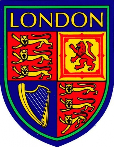 Angleterre Londres 1993 - Blason adhésif