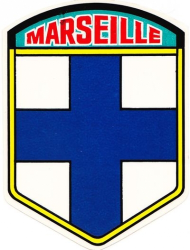 France 13 Marseille - Blason adhésif