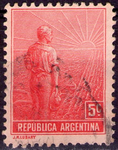 Argentine - Y&T 165 - Paysan - Agriculture