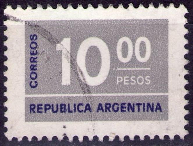 Argentine - Y&T 1044 - Chiffres - Série courante