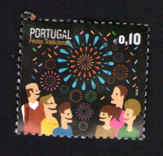 PORTUGAL Oblitéré Used Stamp Festas Tradicionais Fêtes Traditionnelles 2011