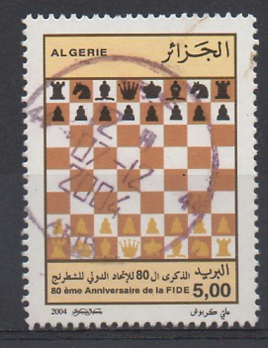 ALGÉRIE 2004 - 80éme ANNIVERSAIRE DE LA FIDE