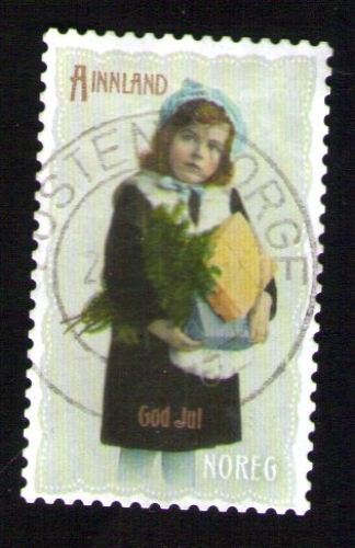 NORVEGE Oblitération ronde Used Stamp God Jul Joyeux Anniversaire