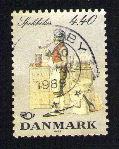 DANEMARK Oblitération ronde Used Stamp Spekhöker 1989