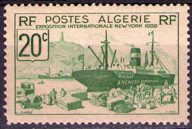 Algérie - Y&T 0153 - Exposition internationale de New York