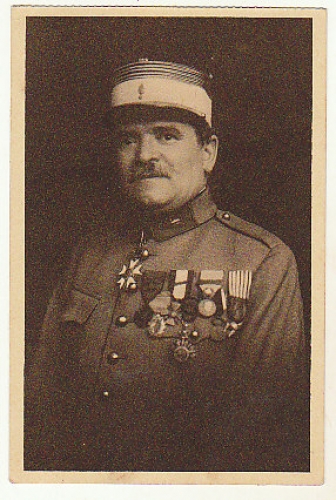 cpa  Le Colonel Raynal Commandant du Fort de Vaux 