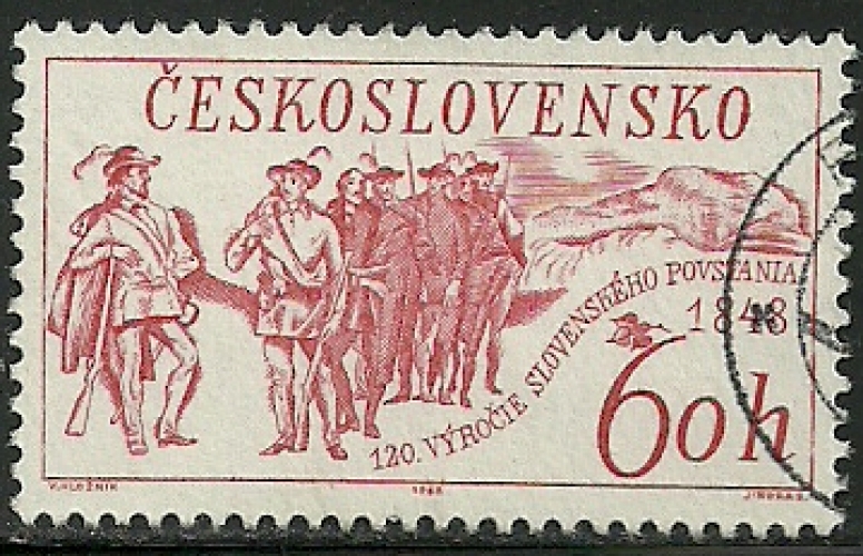 Tchécoslovaquie 1968 - 1663 oblitéré .