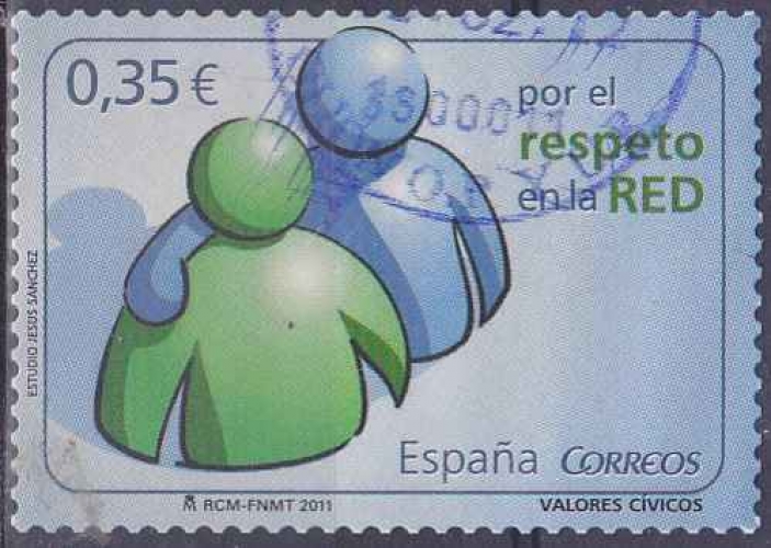 ESPAGNE 2011 OBLITERE N° 4296