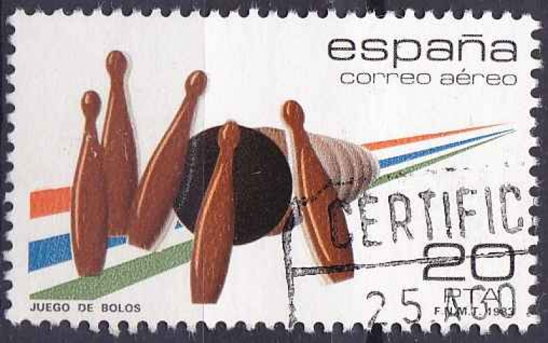 ESPAGNE 1983 OBLITERE Poste aérienne N° 303