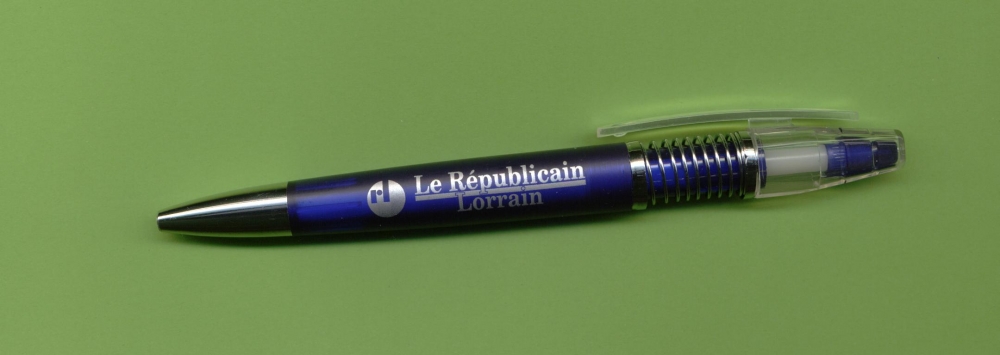 Stylo Publicitaire Advertising Pen Le Républicain Lorrain Journal FRANCE