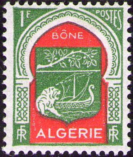 Algérie - Y&T 0337 - Armoiries de Villes - Bône - Annaba