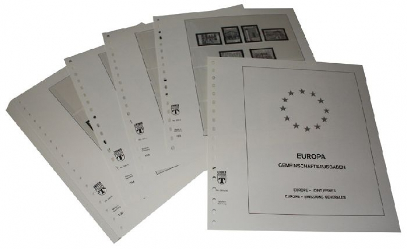 Europa 1988 Feuilles pré-imprimées Lindner sans timbres