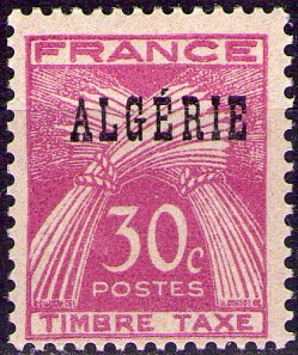 Algérie - Y&T Timbre Taxe n° 34