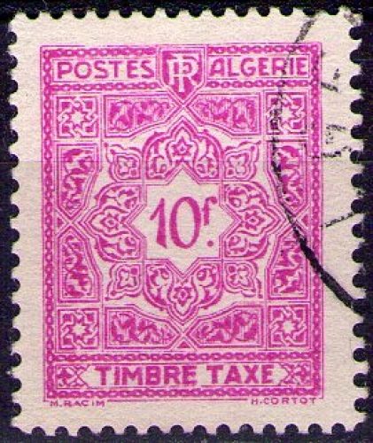 Algérie - Y&T Timbre Taxe n° 43