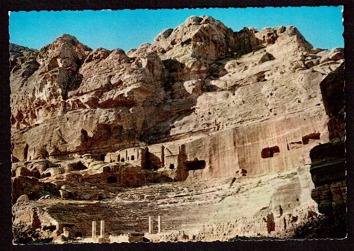 Jordanie Cpsm Petra the Amphitheatre