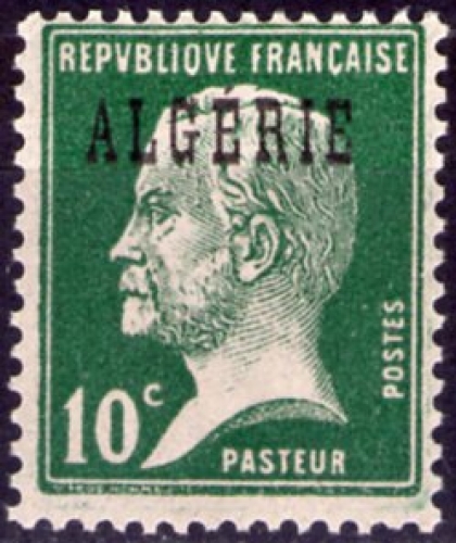 Algérie - Y&T 0009 - Louis Pasteur