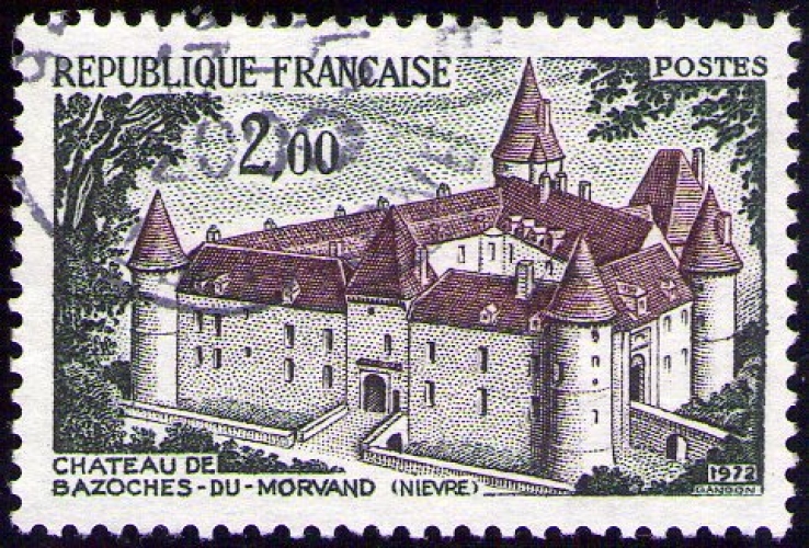 France - Y&T 1726 - Château de Bazoches-du-Morvand