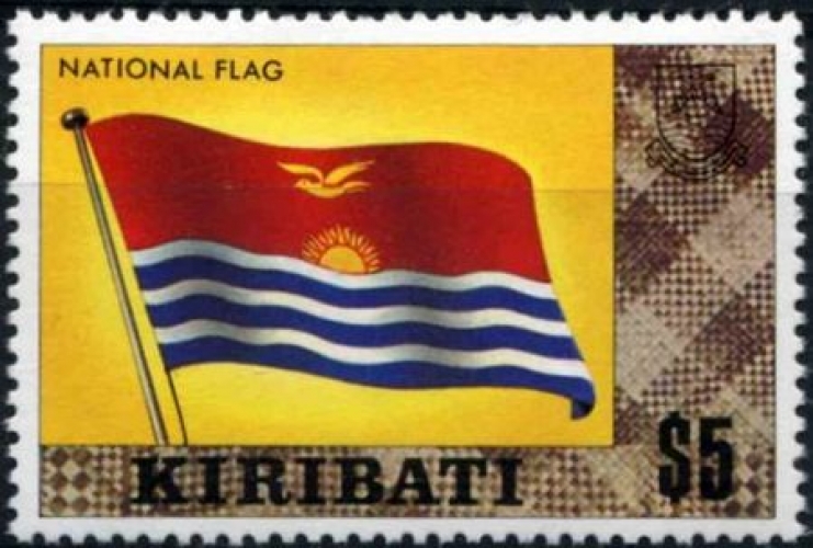 Kiribati 1980 Drapeau national