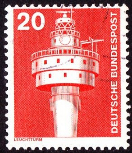 Allemagne RFA 1976 Industrie et technique - Phare de Alte Weser