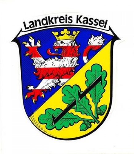 Allemagne - Blason adhésif du district de Kassel (Hesse)