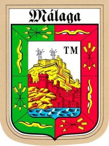 Espagne Malaga 1991 - Blason adhésif