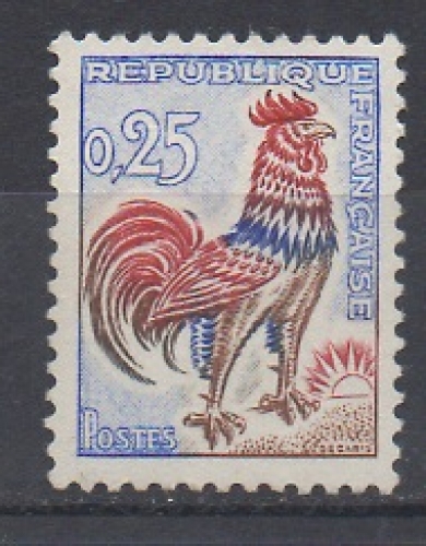 France 1331 (*) - Coq de  Decaris