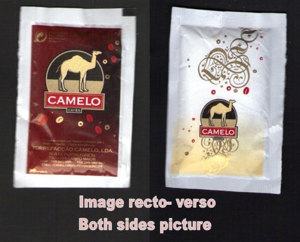 PORTUGAL Sachet Sucre Sugar Torréfaction CAMELO Chameau