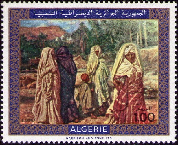 Algérie - Y&T 0503 - Tableaux de Dinet : Femmes algériennes