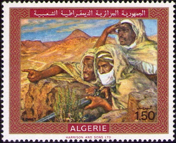 Algérie - Y&T 0504 - Tableaux de Dinet : Le Veilleur