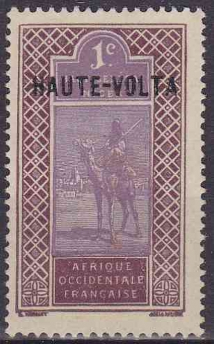 HAUTE VOLTA 1920 OBLITERE N° 1