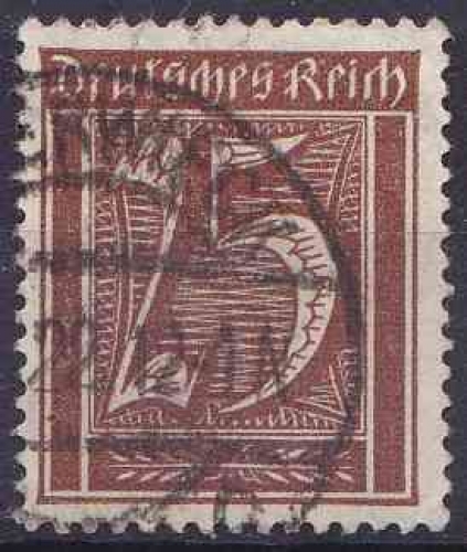 ALLEMAGNE REICH 1921 oblitéré N° 141