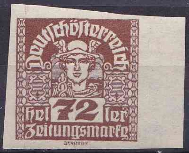 AUTRICHE 1920 NEUF** MNH JOURNAUX N° 50