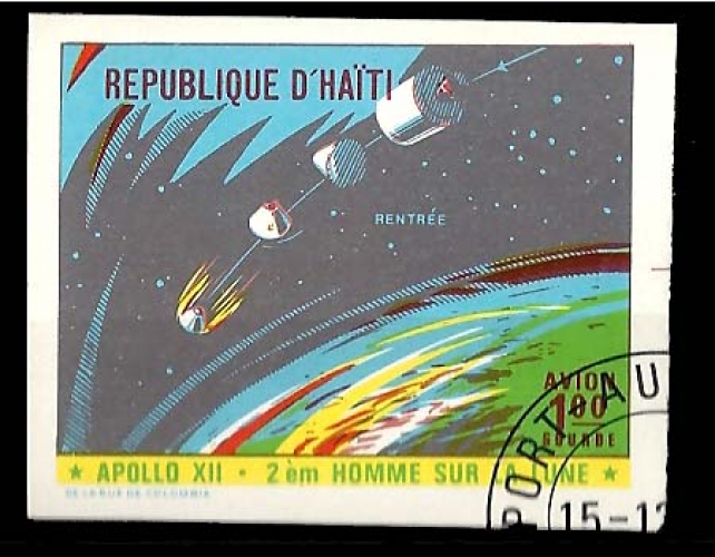 Haïti - Poste Aérienne (obl) - ApolloXII