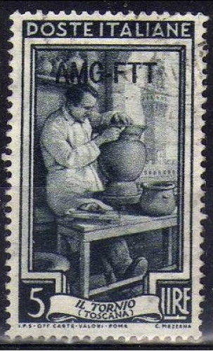 Italie - Amg-Ftt 1950 - Travail (Métiers) 5 L.