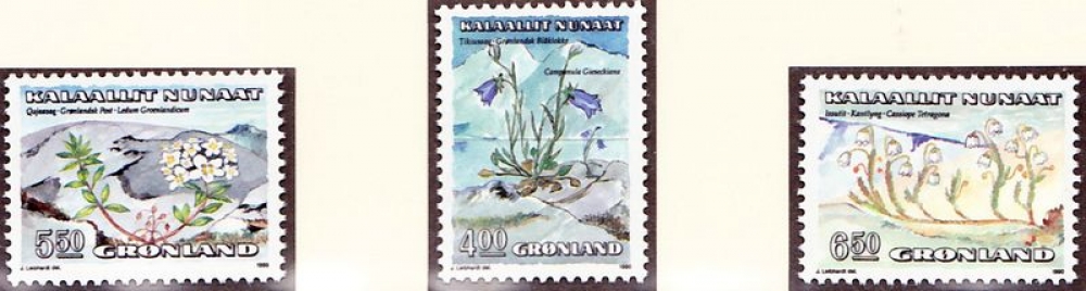 Groenland 1990 Fleurs protégées (série 2)