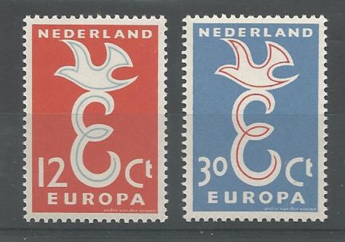 Pays-Bas - 1958 - EUROPA - Tp n° 691 / 2  - Neuf **