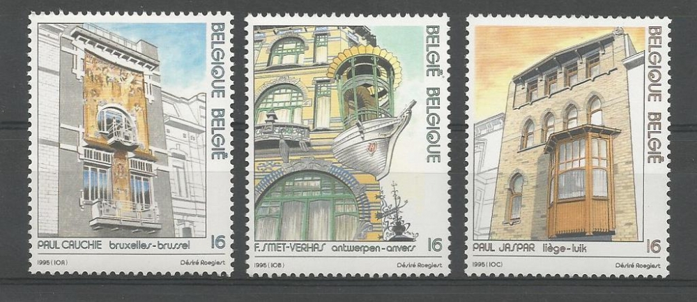 Belgique - 1995 - Tourisme - Art Nouveau - Tp n° 2604 / 5  - Neuf **