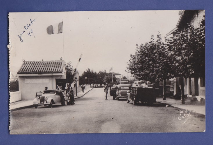 (64)- HENDAYE -le pont international- année1949 -edit :L. chatagneau