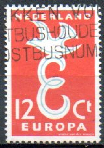 Pays-Bas Yvert N°691 Oblitéré 1958 EUROPA