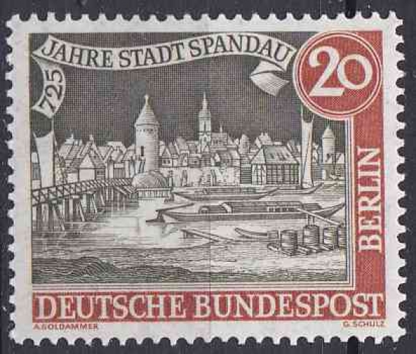 ALLEMAGNE BERLIN 1957 NEUF* CHARNIERE N° 140