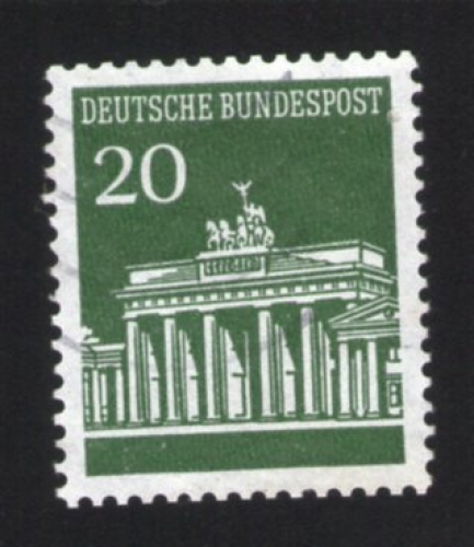 ALLEMAGNE Oblitéré Used Stamp Deutsche Bundespost 20 Bâtiments Officiels