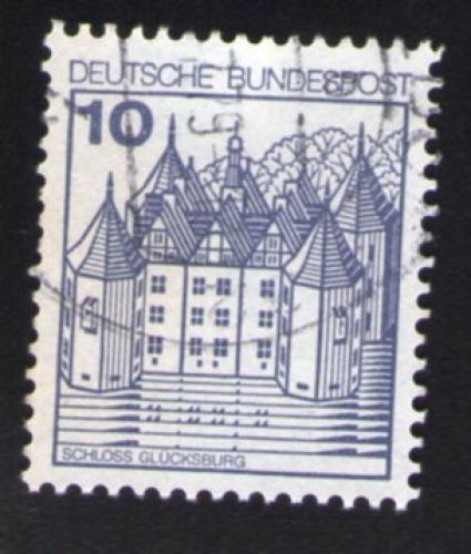 Allemagne Oblitération ronde Used Stamp Schloss Glücksburg Château