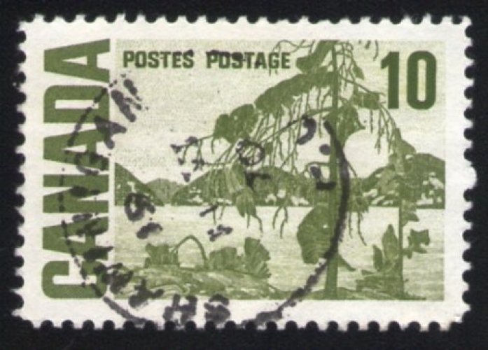 Canada Oblitération ronde Used Stamp Postes Postage 10