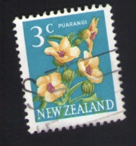 Oblitéré Used Stamp fleur flower Puarangi Hibiscus de Nouvelle Zélande