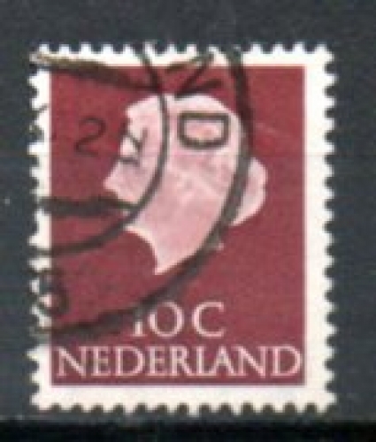 Pays-Bas Yvert N°600 Oblitéré 1953 Reine JULIANA  10c