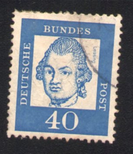 Allemagne 1961 Oblitération ronde Used Stamp Gotthold Ephraim Lessing écrivain